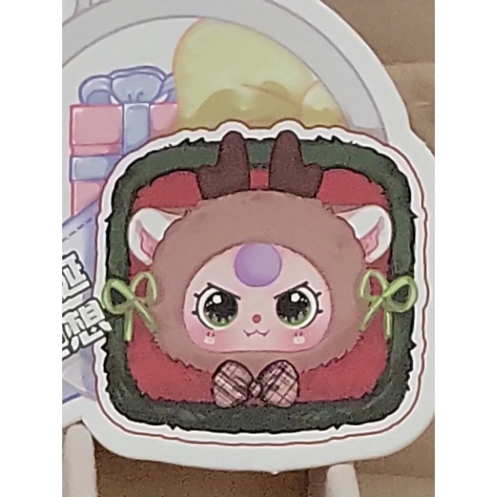 Confirmed Baby Three Plush Jewelry Box With Rotating Eyes Open Box. New.